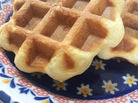 〜バターの香り漂う〜カリカリ♪ワッフル